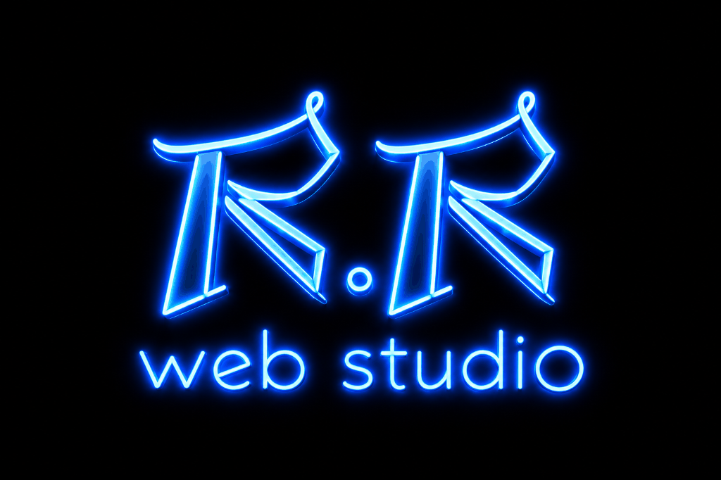 R.R web studio logo
